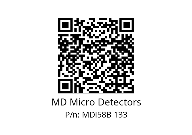  MDI58B300S5/30P6SXPR MD Micro Detectors MDI58B 133