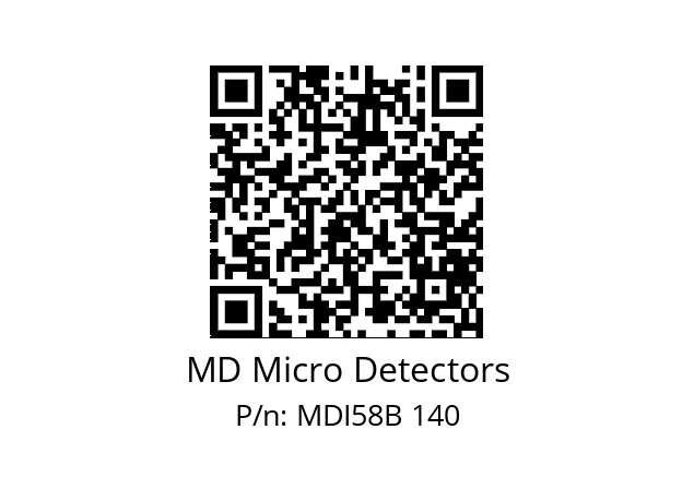  MDI58B625S5/30P6SXPR MD Micro Detectors MDI58B 140