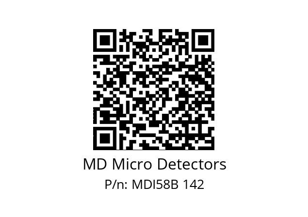  MDI58B750S5/30P6SXPR MD Micro Detectors MDI58B 142