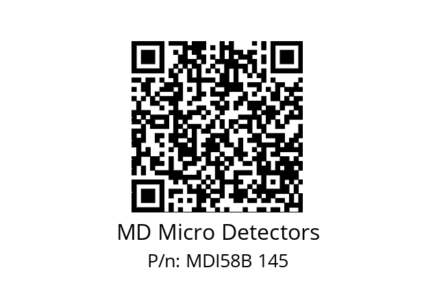  MDI58B1000S5/30P6SXPR MD Micro Detectors MDI58B 145