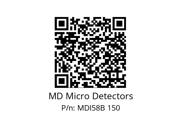  MDI58B1500S5/30P6SXPR MD Micro Detectors MDI58B 150