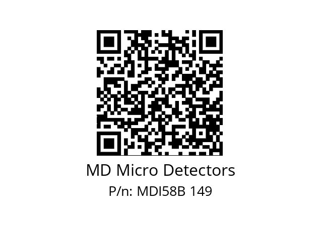  MDI58B1440S5/30P6SXPR MD Micro Detectors MDI58B 149