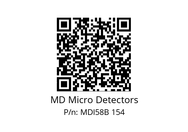  MDI58B2048S5/30P6SXPR MD Micro Detectors MDI58B 154