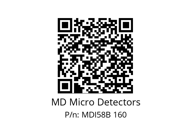  MDI58B200Z5/30P6SXPR MD Micro Detectors MDI58B 160