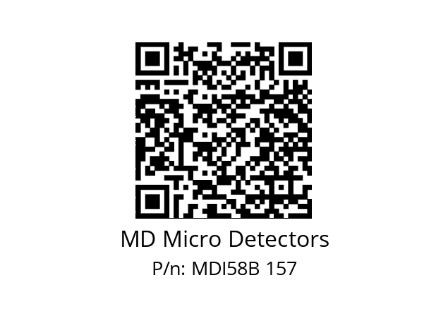  MDI58B120Z5/30P6SXPR MD Micro Detectors MDI58B 157