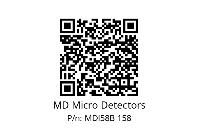  MDI58B128Z5/30P6SXPR MD Micro Detectors MDI58B 158