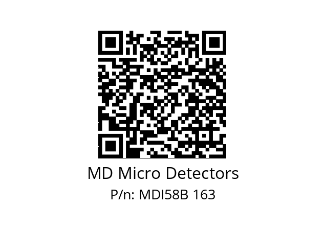  MDI58B256Z5/30P6SXPR MD Micro Detectors MDI58B 163