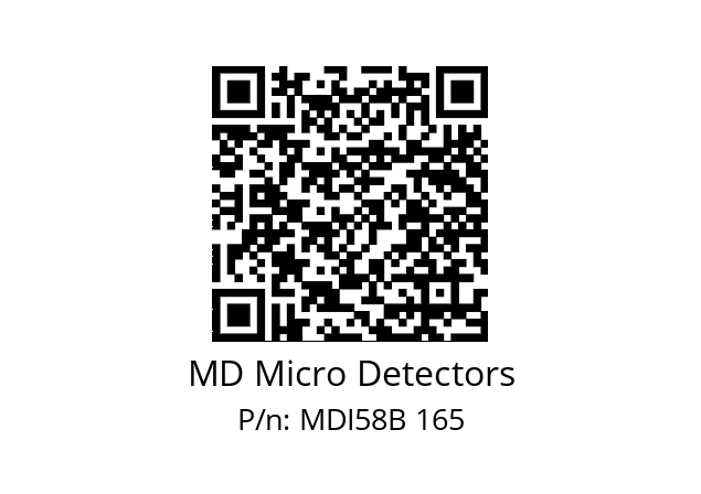  MDI58B360Z5/30P6SXPR MD Micro Detectors MDI58B 165