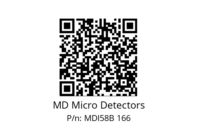  MDI58B400Z5/30P6SXPR MD Micro Detectors MDI58B 166