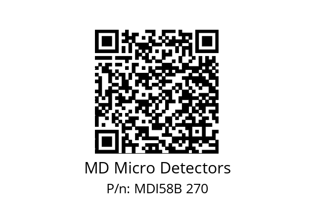  MDI58B1024S5/30L6XXPR MD Micro Detectors MDI58B 270