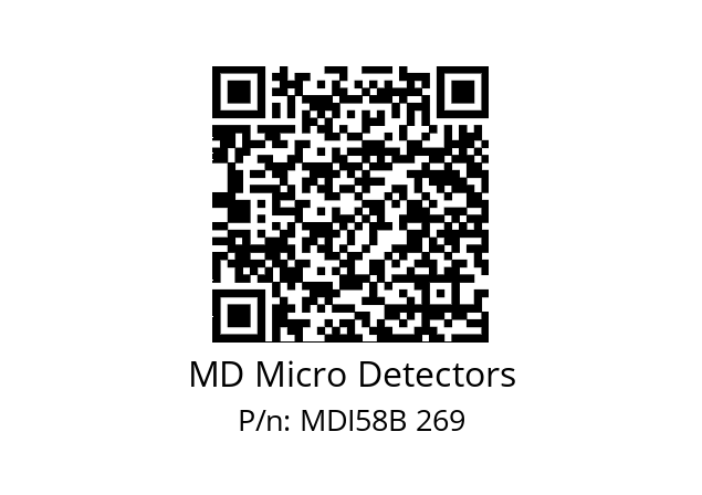  MDI58B1000S5/30L6XXPR MD Micro Detectors MDI58B 269