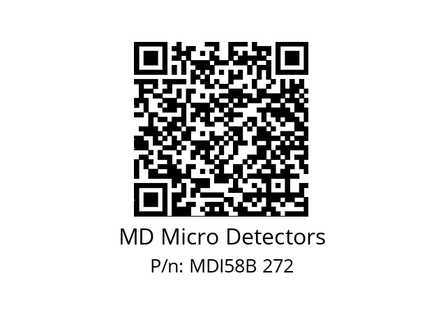  MDI58B1250S5/30L6XXPR MD Micro Detectors MDI58B 272