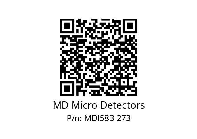  MDI58B1440S5/30L6XXPR MD Micro Detectors MDI58B 273