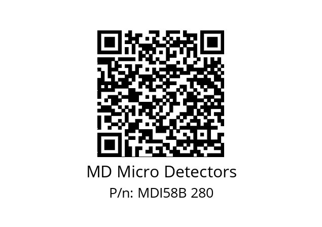  MDI58B100Z5/30L6XXPR MD Micro Detectors MDI58B 280