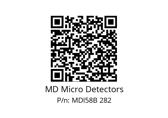  MDI58B128Z5/30L6XXPR MD Micro Detectors MDI58B 282