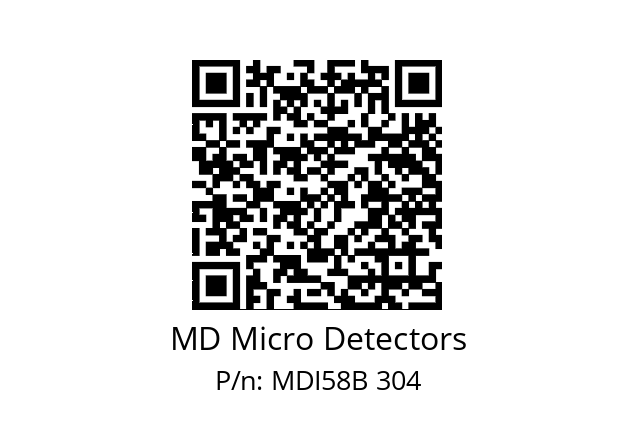  MDI58B1440Z5/30L6XXPR MD Micro Detectors MDI58B 304