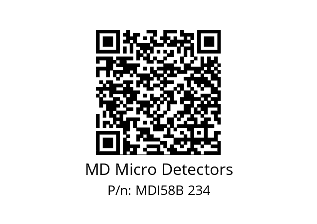  MDI58B720Z5/30P10SXPR MD Micro Detectors MDI58B 234