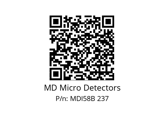  MDI58B900Z5/30P10SXPR MD Micro Detectors MDI58B 237