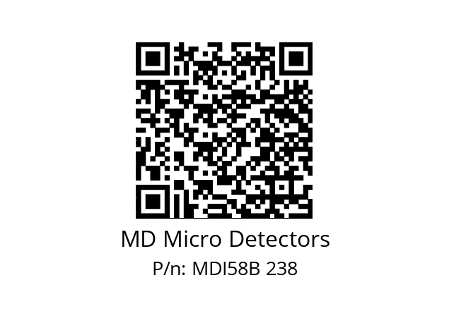  MDI58B1000Z5/30P10SXPR MD Micro Detectors MDI58B 238