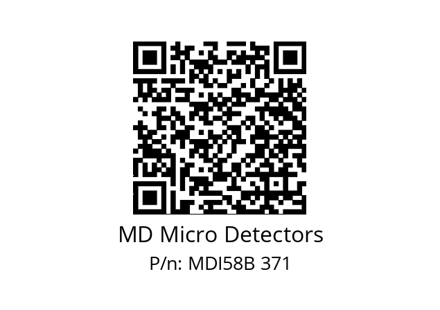  MDI58B2048Z5/30L10XXPR MD Micro Detectors MDI58B 371