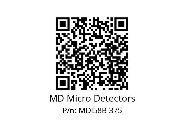  MDI58B128S5/30L6SXPR MD Micro Detectors MDI58B 375