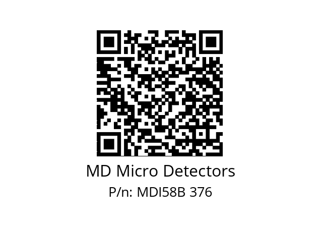  MDI58B150S5/30L6SXPR MD Micro Detectors MDI58B 376