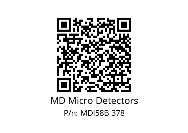  MDI58B240S5/30L6SXPR MD Micro Detectors MDI58B 378