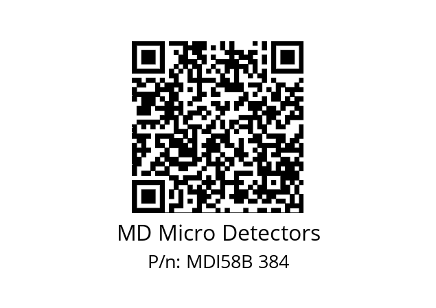  MDI58B480S5/30L6SXPR MD Micro Detectors MDI58B 384