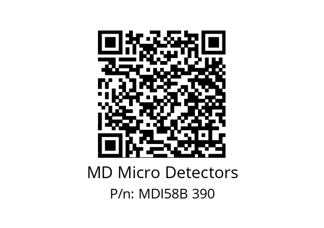  MDI58B750S5/30L6SXPR MD Micro Detectors MDI58B 390