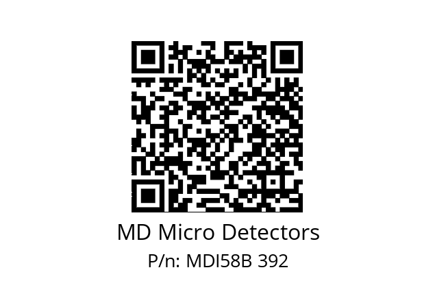  MDI58B900S5/30L6SXPR MD Micro Detectors MDI58B 392