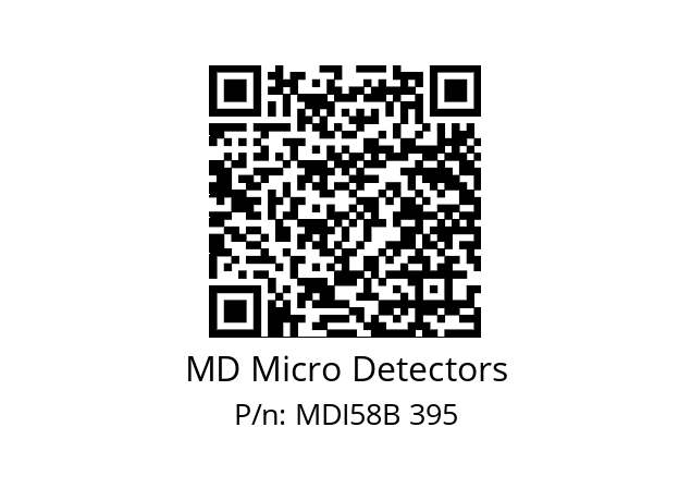  MDI58B1200S5/30L6SXPR MD Micro Detectors MDI58B 395