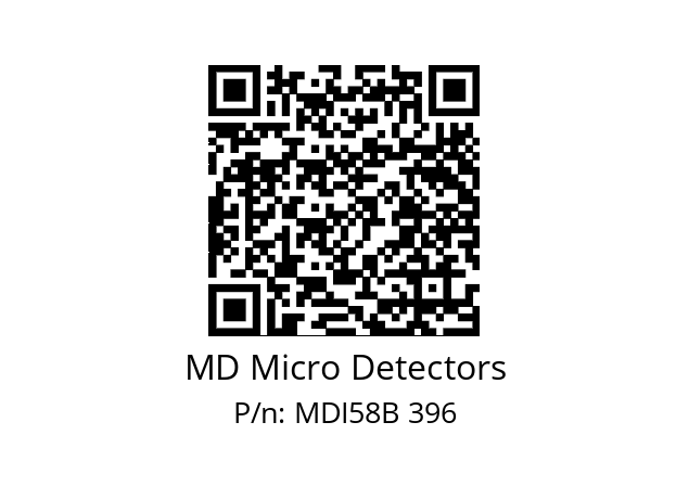  MDI58B1250S5/30L6SXPR MD Micro Detectors MDI58B 396