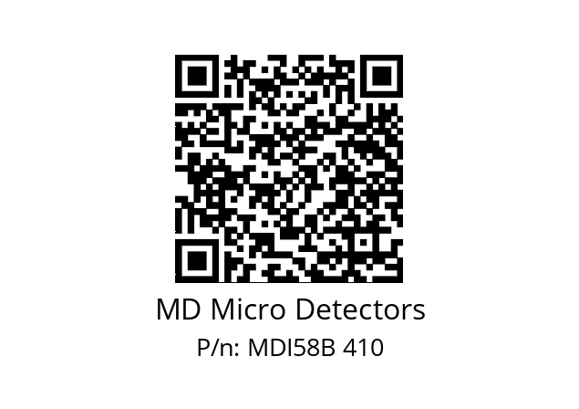  MDI58B250Z5/30L6SXPR MD Micro Detectors MDI58B 410