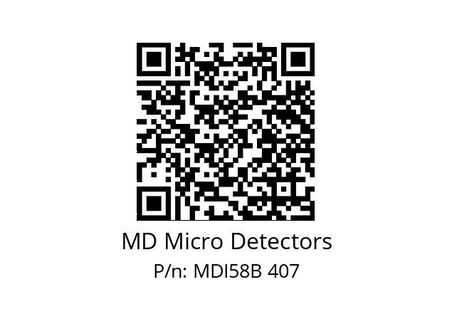  MDI58B150Z5/30L6SXPR MD Micro Detectors MDI58B 407