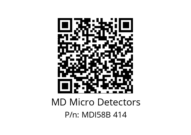  MDI58B400Z5/30L6SXPR MD Micro Detectors MDI58B 414