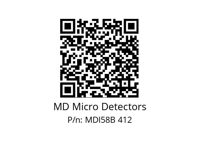  MDI58B300Z5/30L6SXPR MD Micro Detectors MDI58B 412