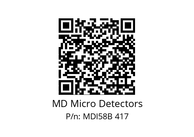  MDI58B512Z5/30L6SXPR MD Micro Detectors MDI58B 417