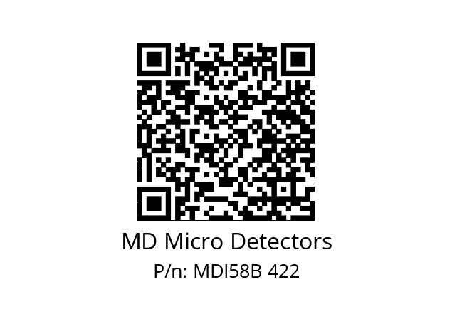  MDI58B800Z5/30L6SXPR MD Micro Detectors MDI58B 422