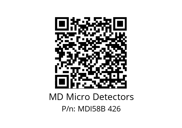  MDI58B1200Z5/30L6SXPR MD Micro Detectors MDI58B 426