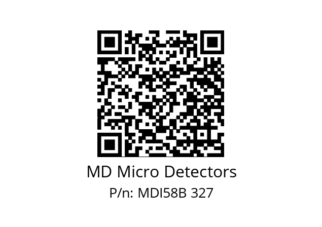  MDI58B720S5/30L10XXPR MD Micro Detectors MDI58B 327