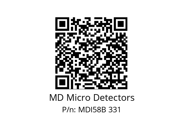  MDI58B1000S5/30L10XXPR MD Micro Detectors MDI58B 331