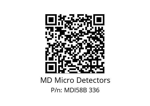  MDI58B1500S5/30L10XXPR MD Micro Detectors MDI58B 336