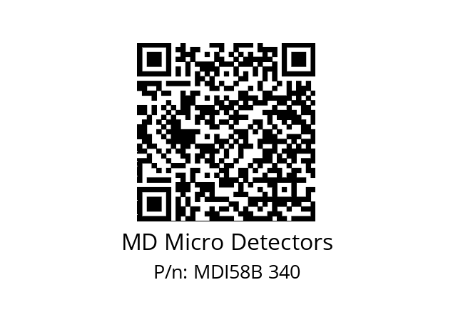  MDI58B2048S5/30L10XXPR MD Micro Detectors MDI58B 340