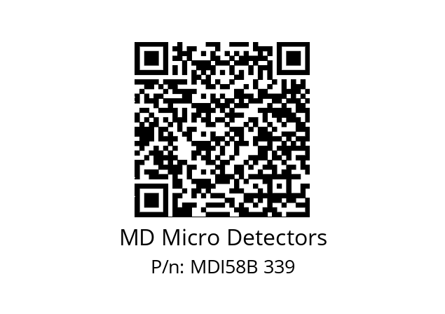  MDI58B2000S5/30L10XXPR MD Micro Detectors MDI58B 339