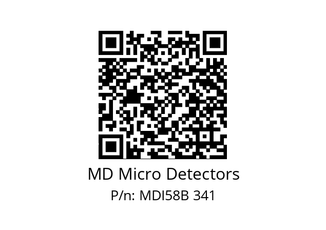  MDI58B2500S5/30L10XXPR MD Micro Detectors MDI58B 341