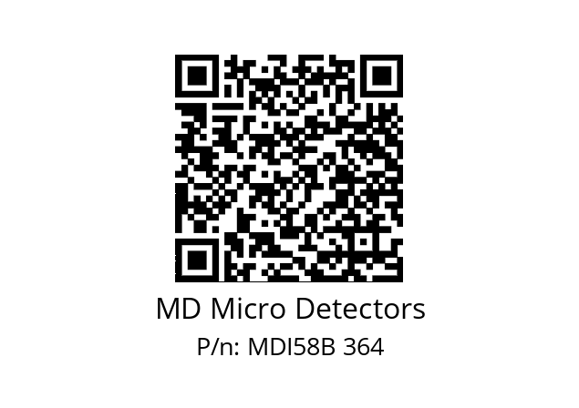  MDI58B1200Z5/30L10XXPR MD Micro Detectors MDI58B 364