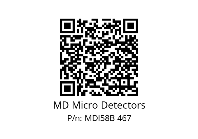  MDI58B120Z5/30L10SXPR MD Micro Detectors MDI58B 467