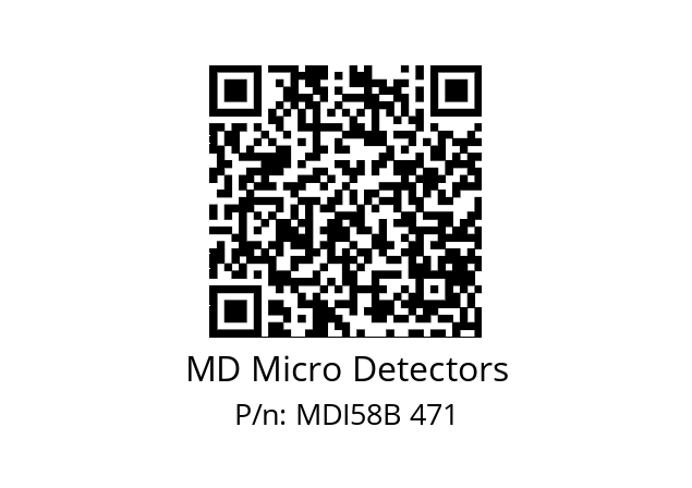  MDI58B240Z5/30L10SXPR MD Micro Detectors MDI58B 471