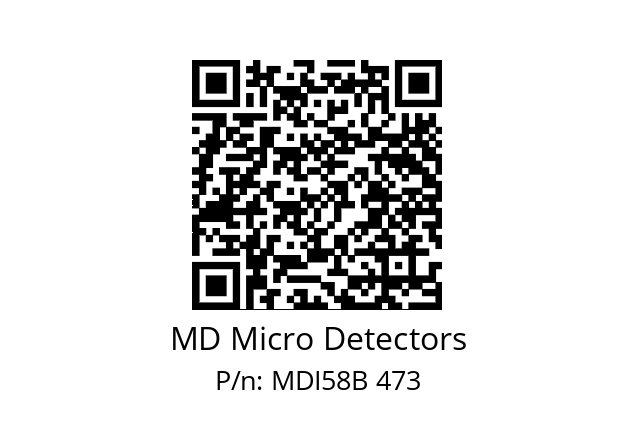  MDI58B256Z5/30L10SXPR MD Micro Detectors MDI58B 473