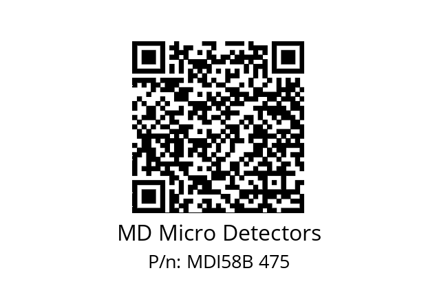  MDI58B360Z5/30L10SXPR MD Micro Detectors MDI58B 475